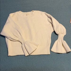 Anthropologie cream colored sweater
